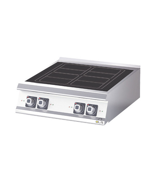 ELECTRIC INDUCTION - 8 FULL SURFACE PLATES - 28 kW
