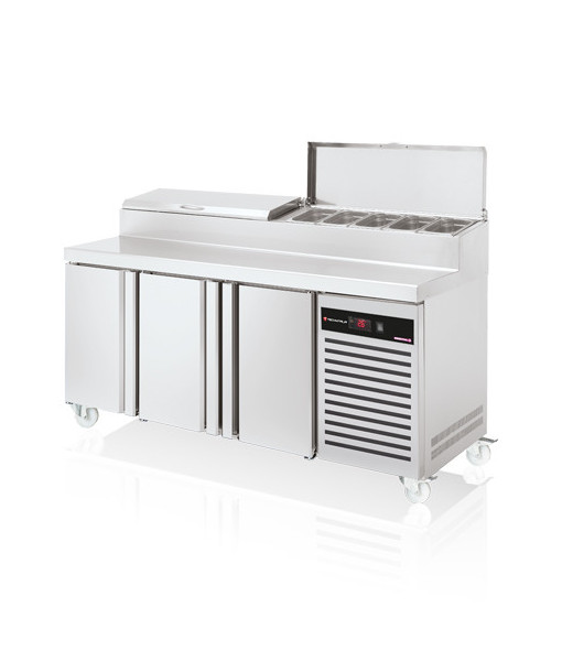SANDWICH COUNTER - DEPTH 800 MM - 600 x 400 - LEANING 3 DOORS - 628L
