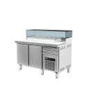 BANCHI PIZZA – APPOGGIATO A 3 PORTE - 480 L – 8 x GN 1/4 (100 mm)