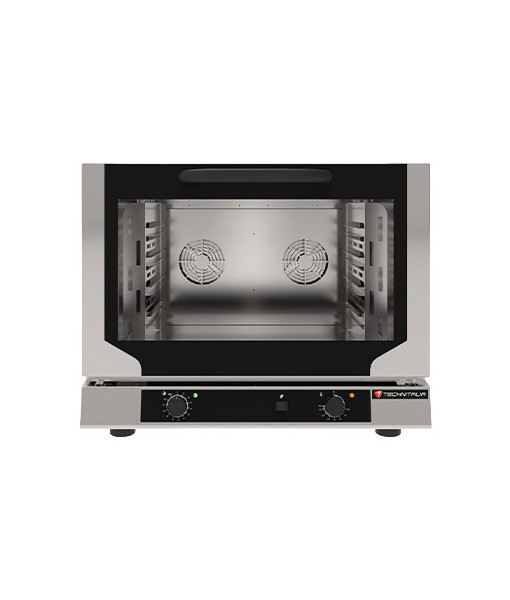 FORNO COMBINATO ELETTRICO SPACE LINE - APERTURA FRONTALE - 4 PIANI GN 1/1 600x400 - COMANDI MECCANICI