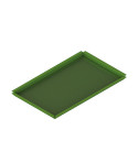 PIASTRA FORATA IN ALLUMINIO CON RIVESTIMENTO IN TEFLON GN 1/1