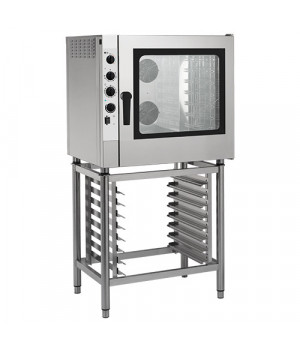 FORNO COMBINATO ELETTRICO EASY LINE - APERTURA LATERALE - 7 PIANI GN 1/1 - 600 X 400 - COMANDI MECCANICI