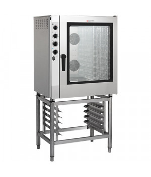 ELEKTRO-KOMBINATIONSOFEN EASY LINE - SEITLICHE ÖFFNUNG – 10 EBENEN GN 1/1 - 600 x 400 - MECHANISCHE STEUERUNG