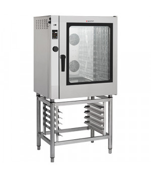 ELEKTRO-KOMBINATIONSOFEN EASY LINE - SEITLICHE ÖFFNUNG – 10 EBENEN GN 1/1 - 600 x 400 - TOUCH-STEUERUNG