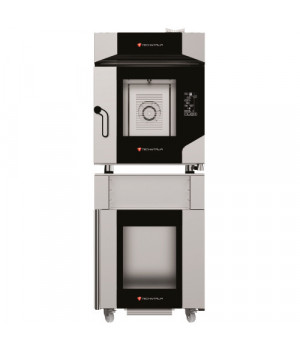 FORNO COMBINATO ELETTRICO OPIUM LINE - APERTURA LATERALE - 5 PIANI GN 1/1 - CONTROLLI DIGITALI
