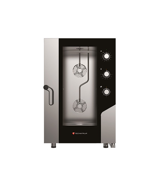 FORNO COMBINATO ELETTRICO OPIUM LINE - APERTURA LATERALE - 11 PIANI GN 1/1 - COMANDI MECCANICI