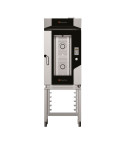FORNO COMBINATO ELETTRICO OPIUM LINE - APERTURA LATERALE - 11 PIANI GN 1/1 - COMANDI TOUCH
