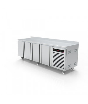 REFRIGERATED COUNTER - POSITIVE COLD - DEPTH 700 MM - GN 1/1 - LEANING 4 DOORS - 581L