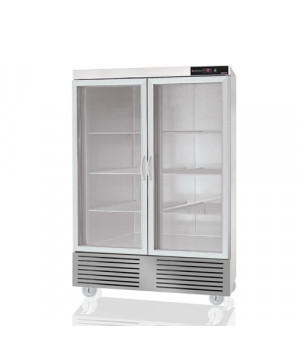 REFRIGERATED CABINET - ESSENTIAL - LOW-STANDING UNIT - 2 GLASS - POSITIVE COLD - 1200L
