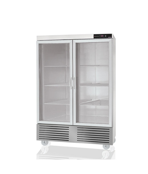 REFRIGERATED CABINET - ESSENTIAL - LOW-STANDING UNIT - 2 GLASS - POSITIVE COLD - 1200L