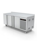 TAVOLI REFRIGERATI – NEGATIVO FREDDO - PROFONDITÀ 600 MM - APPOGGIATO A 3 PORTE - 416L