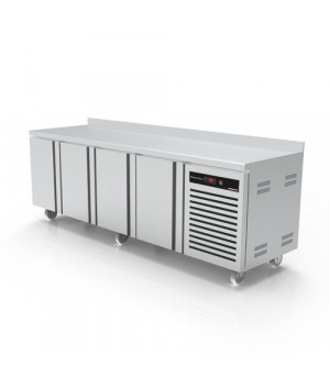 REFRIGERATED COUNTER - NEGATIVE COLD - DEPTH 600 MM - LEANING 4 DOORS - 564L