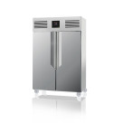 REFRIGERATED CABINET - HYBRID - STAINLESS STEEL - 2 DOORS - POSITIVE COLD - 1400L