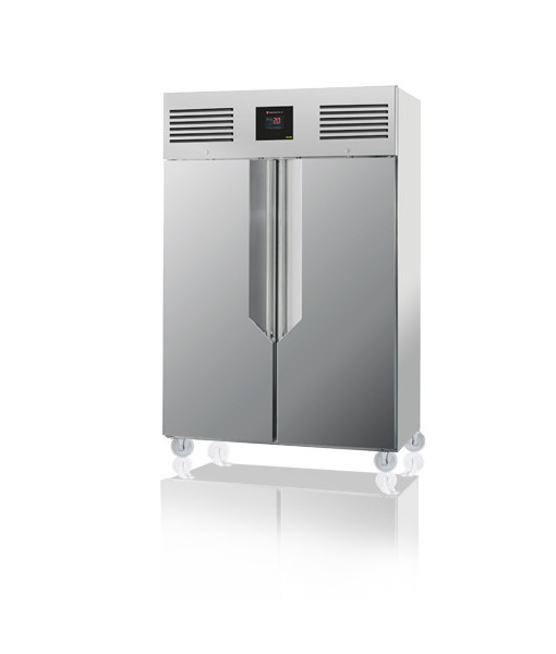REFRIGERATED CABINET - HYBRID - STAINLESS STEEL - 2 DOORS - POSITIVE COLD - 1400L