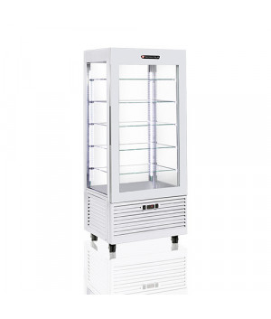 PANORAMIC REFRIGERATED DISPLAY - FUTURE - WHITE COLOR - POSITIVE COLD - 480L