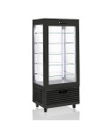 PANORAMIC REFRIGERATED DISPLAY - FUTURE - BLACK COLOR - POSITIVE COLD - 480L