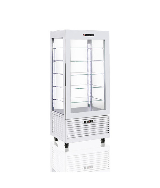 PANORAMIC REFRIGERATED DISPLAY - FUTURE - WHITE COLOR - NEGATIVE COLD - 480L