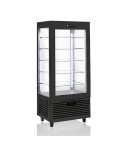 PANORAMIC REFRIGERATED DISPLAY - FUTURE - BLACK COLOR - NEGATIVE COLD - 480L