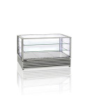 PANORAMIC REFRIGERATED DISPLAY - COUNTER - CAPACITY 2 GN 1/1 - STAINLESS STEEL - 67 kg