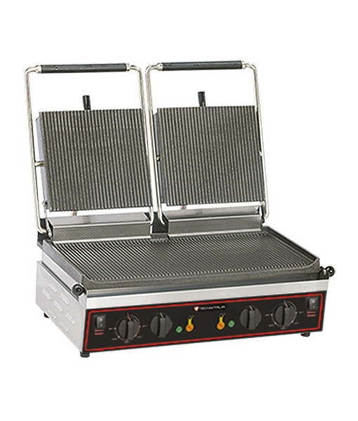 PANINI GRILL - DOUBLE - GROOVED / GROOVED