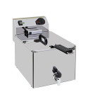 FRIGGITRICI ELETTRICHE DA TAVOLO - CON SCARICO - SINGOLO TURBO - 7 L
