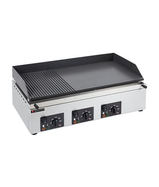 GROOVED CERAMIC SNACKER PLATE - LENGTH 800 - GROOVED/SMOOTH - ELECTRIC