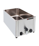 BAIN-MARIE - BACS GN - AVEC VIDANGE - 1,5 kW