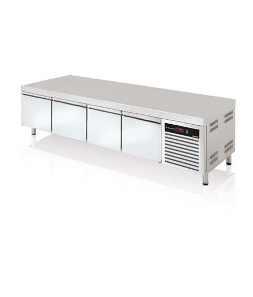 BASI REFRIGERATE – POSITIVO FREDDO - PROFONDITÀ 700 MM - APPOGGIATO A 4 PORTE - 550L