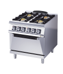 STUFE A GAS - 4 FUOCHI - FORNO GN 2/1 - GAS + ELETTRICO