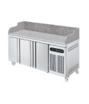 BANCHI PIZZA – POSITIVO FREDDO - PROFONDITÀ 700 MM - GN 1/1 - APPOGGIATO A 3 PORTE - 595L