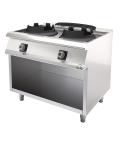 GAS WOKS - 2 BURNER - 20 kW - DOUBLE