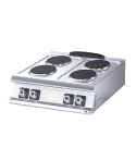 ELECTRIC PLATES - 4 ROUND HOB - 10,4 kW