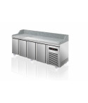KÜHLTISCH – PLUSKÜHLUNG- TIEFE 800 MM - 600 x 400 - ANGELEHNT 4 TÜREN - 815L